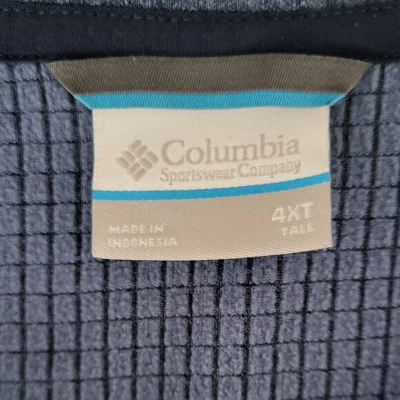 Columbia Men's Top Size 4XT 1/4 Zip Omni-Wick Workout Weightlifting Warmup - Picture 4 of 5